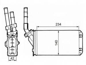 NRF 58643 šilumokaitis, salono šildymas 
 Šildymas / vėdinimas -> Šilumokaitis
95230684, 95230684