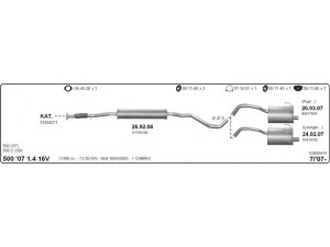 IMASAF 524000418 išmetimo sistema 
 Išmetimo sistema -> Išmetimo sistema, visa
