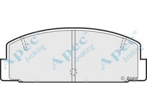 APEC braking PAD447 stabdžių trinkelių rinkinys, diskinis stabdys 
 Techninės priežiūros dalys -> Papildomas remontas
B6Y82643Z, B6Y82643ZA, FA6749280