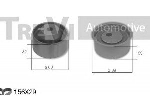 TREVI AUTOMOTIVE KD1515 paskirstymo diržo komplektas 
 Techninės priežiūros dalys -> Papildomas remontas