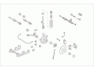 LEMFÖRDER MERCE-A-KLA-FL001 vairavimo mechanizmas; rato pakaba 
 Ašies montavimas/vairavimo mechanizmas/ratai -> Prekių paieška pagal schemą