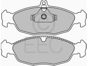 EEC BRP0982 stabdžių trinkelių rinkinys, diskinis stabdys 
 Techninės priežiūros dalys -> Papildomas remontas