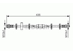 BOSCH 1 987 476 442 stabdžių žarnelė 
 Stabdžių sistema -> Stabdžių žarnelės
5986578, 0000005988077, 0000071736951