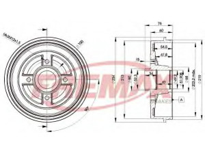 FREMAX BD-9322 stabdžių būgnas 
 Stabdžių sistema -> Būgninis stabdys -> Stabdžių būgnas
7700 827 866