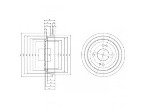DELPHI BF516 stabdžių būgnas 
 Stabdžių sistema -> Būgninis stabdys -> Stabdžių būgnas
42610-SAA-000
