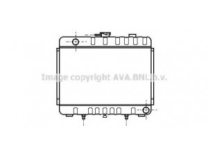 AVA QUALITY COOLING MS2168 radiatorius, variklio aušinimas 
 Aušinimo sistema -> Radiatorius/alyvos aušintuvas -> Radiatorius/dalys
6015004103