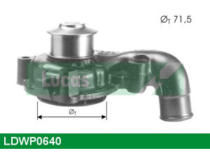LUCAS ENGINE DRIVE LDWP0640 vandens siurblys 
 Aušinimo sistema -> Vandens siurblys/tarpiklis -> Vandens siurblys
1020988, 1023645, 1E015010, 5020242