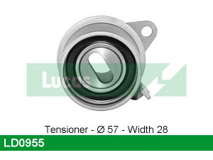 LUCAS ENGINE DRIVE LD0955 įtempiklio skriemulys, paskirstymo diržas
MD329976
