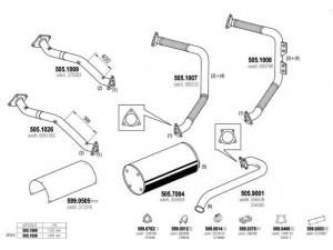 ASSO ARTTRUCK014 išmetimo sistema