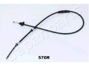 JAPANPARTS BC-570R trosas, stovėjimo stabdys 
 Stabdžių sistema -> Valdymo svirtys/trosai
MR249714