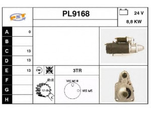 SNRA PL9168 starteris