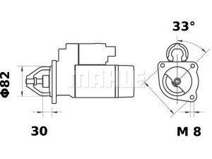 MAHLE ORIGINAL MS 288 starteris
504204112