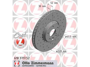 ZIMMERMANN 610.3717.52 stabdžių diskas 
 Dviratė transporto priemonės -> Stabdžių sistema -> Stabdžių diskai / priedai
31277342, 31410568