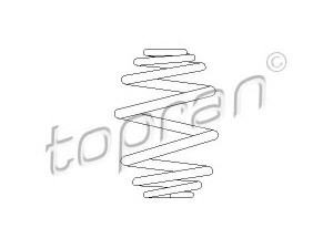 TOPRAN 207 595 spyruoklė 
 Pakaba -> Spyruoklės
04 24 345, 4 24 345, 90348360