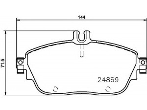 HELLA PAGID 8DB 355 019-721 stabdžių trinkelių rinkinys, diskinis stabdys 
 Techninės priežiūros dalys -> Papildomas remontas
0064204620, 0064204720, 0064208520
