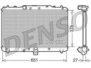 DENSO DRM47022 radiatorius, variklio aušinimas 
 Aušinimo sistema -> Radiatorius/alyvos aušintuvas -> Radiatorius/dalys
1770079J50
