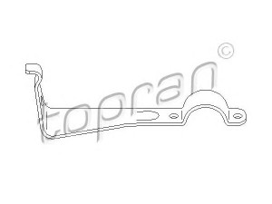 TOPRAN 401 495 rėmas, stabilizatoriaus tvirtinimas 
 Ašies montavimas/vairavimo mechanizmas/ratai -> Stabilizatorius/fiksatoriai -> Sklendės
201 323 56 40