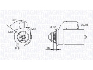 MAGNETI MARELLI 063222908010 starteris 
 Elektros įranga -> Starterio sistema -> Starteris
3914191, 3915113, 4229113, 4229114