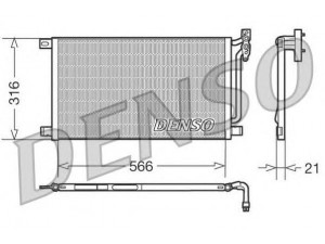 DENSO DCN05003 kondensatorius, oro kondicionierius 
 Oro kondicionavimas -> Kondensatorius
64538377648, 64538377648
