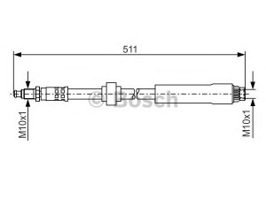 BOSCH 1 987 476 531 stabdžių žarnelė 
 Stabdžių sistema -> Stabdžių žarnelės
4806 39, 4806 39