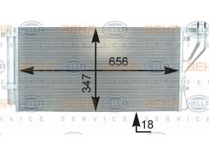 HELLA 8FC 351 303-161 kondensatorius, oro kondicionierius 
 Oro kondicionavimas -> Kondensatorius
97606-1D-200