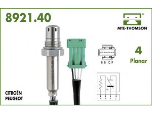 MTE-THOMSON 8921.40.037 lambda jutiklis 
 Išmetimo sistema -> Jutiklis/zondas