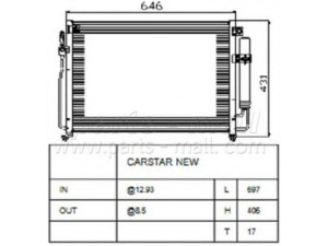 PARTS-MALL PXNCB-015 kondensatorius, oro kondicionierius
97660M3010, 0SA6861460, SA6861460