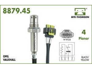 MTE-THOMSON 8879.45.030 lambda jutiklis 
 Išmetimo sistema -> Jutiklis/zondas
08 55 351, 13103981, 24420594, 55561863