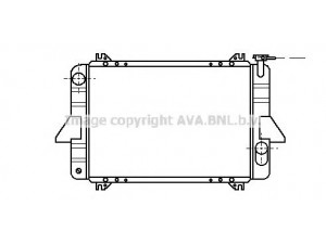 AVA QUALITY COOLING DN2025 radiatorius, variklio aušinimas
21400C6000, 21400C6001