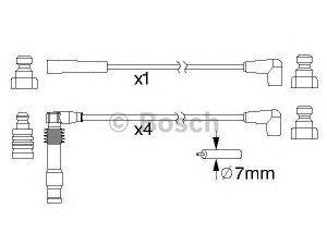 BOSCH 0 986 357 156 uždegimo laido komplektas 
 Kibirkšties / kaitinamasis uždegimas -> Uždegimo laidai/jungtys
1612609, 1612610, 90510852, 90510853