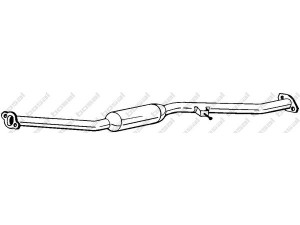 BOSAL 280-925 vidurinis duslintuvas 
 Išmetimo sistema -> Duslintuvas
4420-0FA010, 4420-0FA011