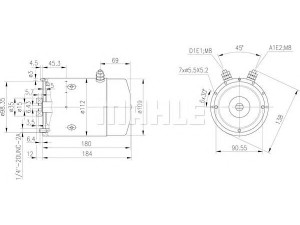MAHLE ORIGINAL MM 106 elektrovariklis