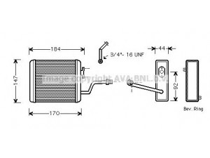 AVA QUALITY COOLING BW6258 šilumokaitis, salono šildymas 
 Šildymas / vėdinimas -> Šilumokaitis
64118378082, 8378082