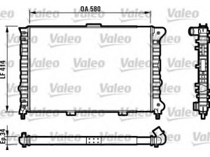 VALEO 732012 radiatorius, variklio aušinimas 
 Aušinimo sistema -> Radiatorius/alyvos aušintuvas -> Radiatorius/dalys
0060651920, 60651920, 60663071