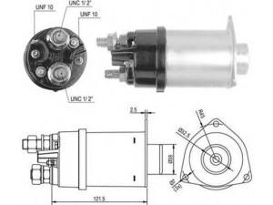 MAGNETI MARELLI 940113050515 solenoidinis jungiklis, starteris