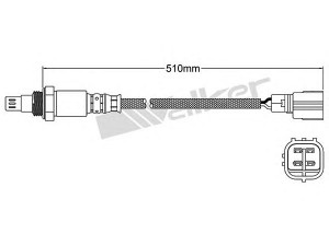 WALKER PRODUCTS 250-54007 lambda jutiklis 
 Variklis -> Variklio elektra
89467 28010, 89467 33080, 89467 33090