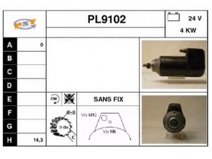 SNRA PL9102 starteris