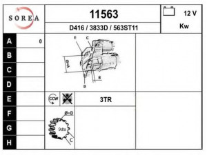 EAI 11563 starteris