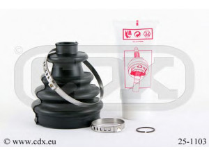 CDX 25-1103 gofruotoji membrana, kardaninis velenas 
 Ratų pavara -> Gofruotoji membrana