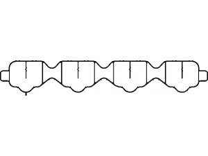 ELRING 504.260 tarpiklis, įsiurbimo kolektorius 
 Variklis -> Cilindrų galvutė/dalys -> Įsiurbimo kolektoriaus tarpiklis/sandarinimo žiedas
55 559 374, 8 50 948