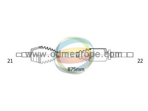 ODM-MULTIPARTS 18-162440 kardaninis velenas 
 Ratų pavara -> Kardaninis velenas
3273Q2, 3273.G1, 3273.Q2, 3273Q2