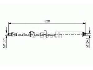 BOSCH 1 987 481 436 stabdžių žarnelė 
 Stabdžių sistema -> Stabdžių žarnelės
4806 K7, 4806 K7
