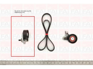 FAI AutoParts TBK105 paskirstymo diržo komplektas 
 Techninės priežiūros dalys -> Papildomas remontas