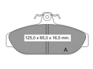 VEMA 833160 stabdžių trinkelių rinkinys, diskinis stabdys
2701751, 2701951, 2711844, 2728715