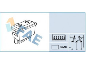 FAE 62590 jungiklis, lango pakėliklis 
 Vidaus įranga -> Elektrinis lango pakėliklis
95.495.141, 95.571.231, 77 00 676 698