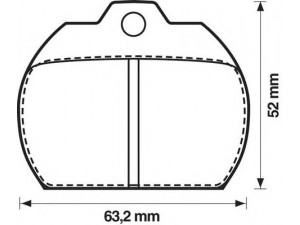 BENDIX 571807B stabdžių trinkelių rinkinys, diskinis stabdys 
 Techninės priežiūros dalys -> Papildomas remontas
111698151B, 111698151D
