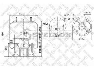 STELLOX 90-41562-SX dėklas, pneumatinė pakaba
21215762