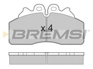 BREMSI BP7325 stabdžių trinkelių rinkinys, diskinis stabdys
2996518, 42559248