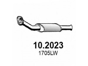 ASSO 10.2023 priekinis duslintuvas 
 Išmetimo sistema -> Duslintuvas
1705KJ, 1705LW, 1705KJ, 1705LW