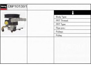 DELCO REMY DSP101391 hidraulinis siurblys, vairo sistema